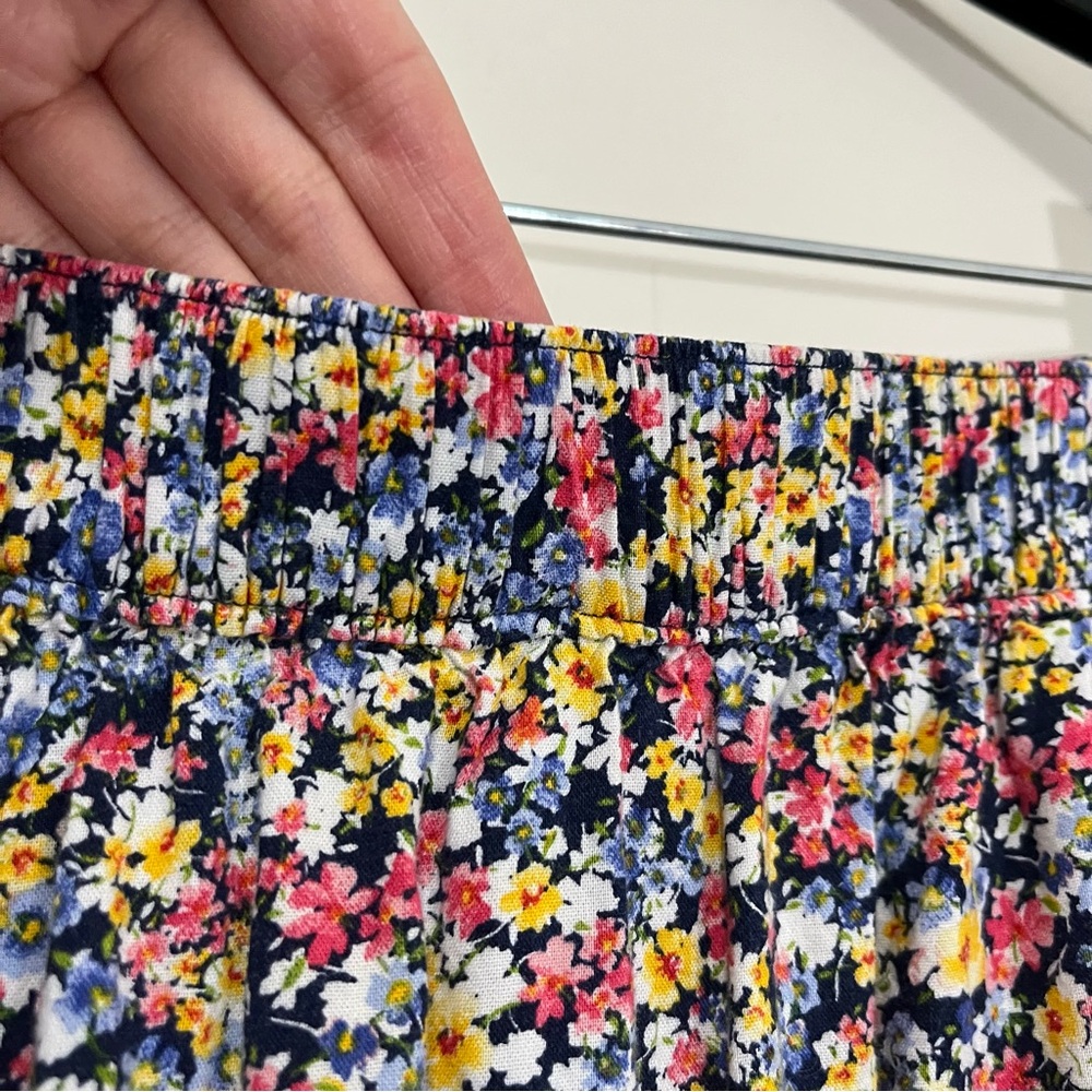 Old Navy Tiered Ditsy Floral Maxi Midi Skirt Sz M Tall Prairiecore Cottagecore - Picture 6 of 13